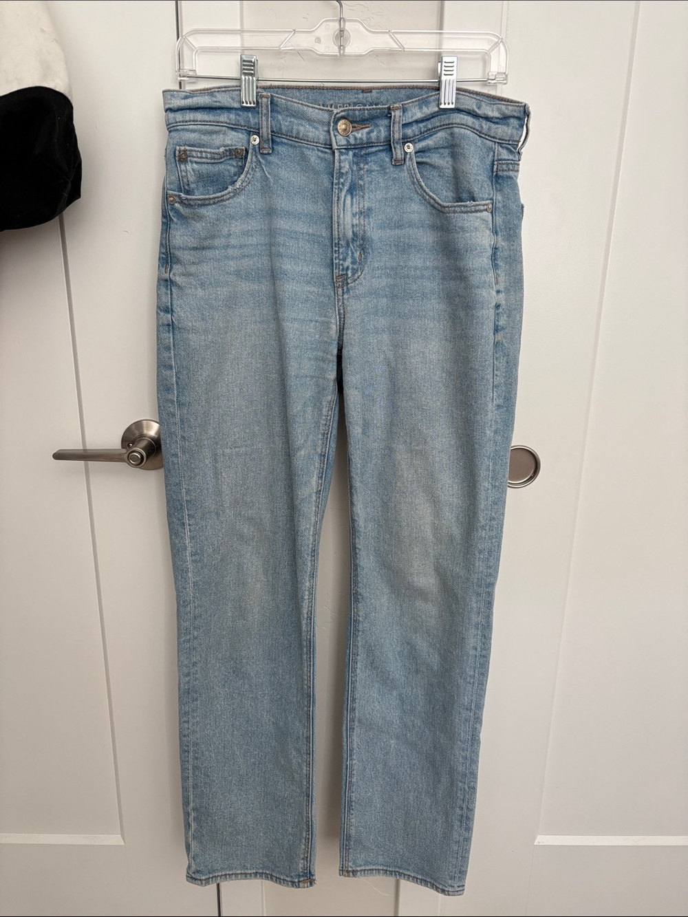 American Eagle Outfitters Light Blue Straight Leg Jeans